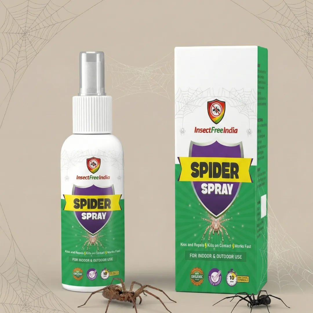 Spider Repellent Spray for Home & Office | Herbal Natural Formula | Indoor & Outdoor Use | Insect Free India