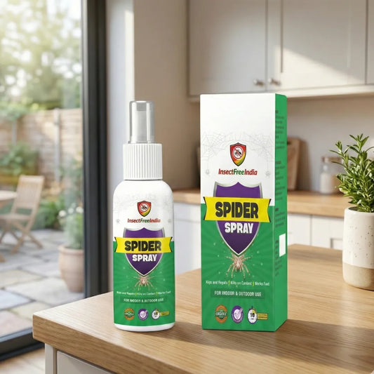 Spider Repellent Spray for Home & Office | Herbal Natural Formula | Indoor & Outdoor Use | Insect Free India