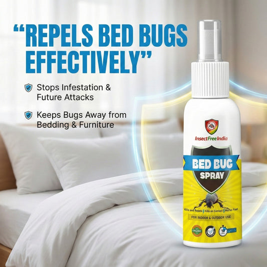 Bed Bug Repellent Spray for Mattress & Furniture | Herbal & Non-Toxic Formula | Safe for Home | Insect Free India