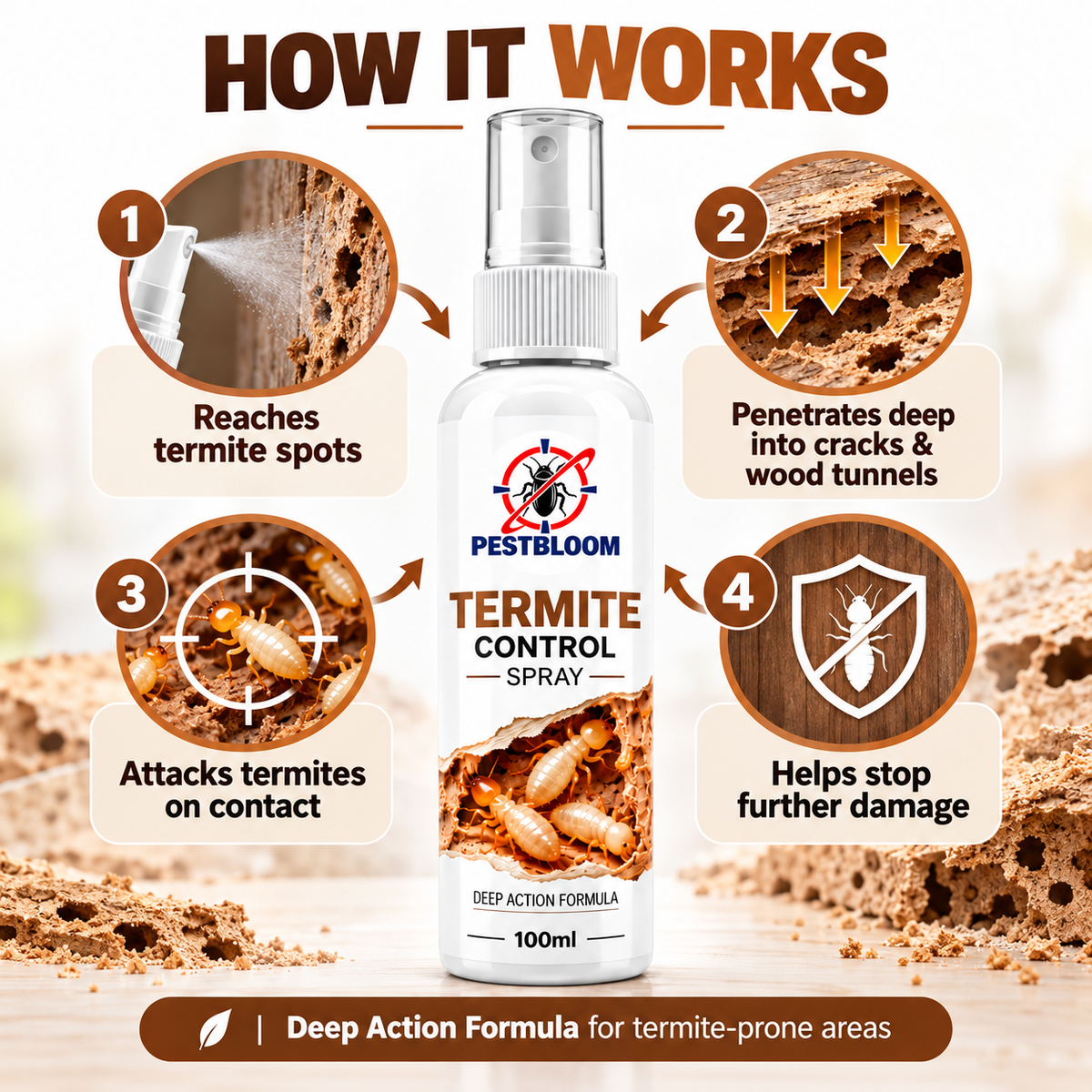 PestBloom™ Termite Control Spray ( Pack of 2 )