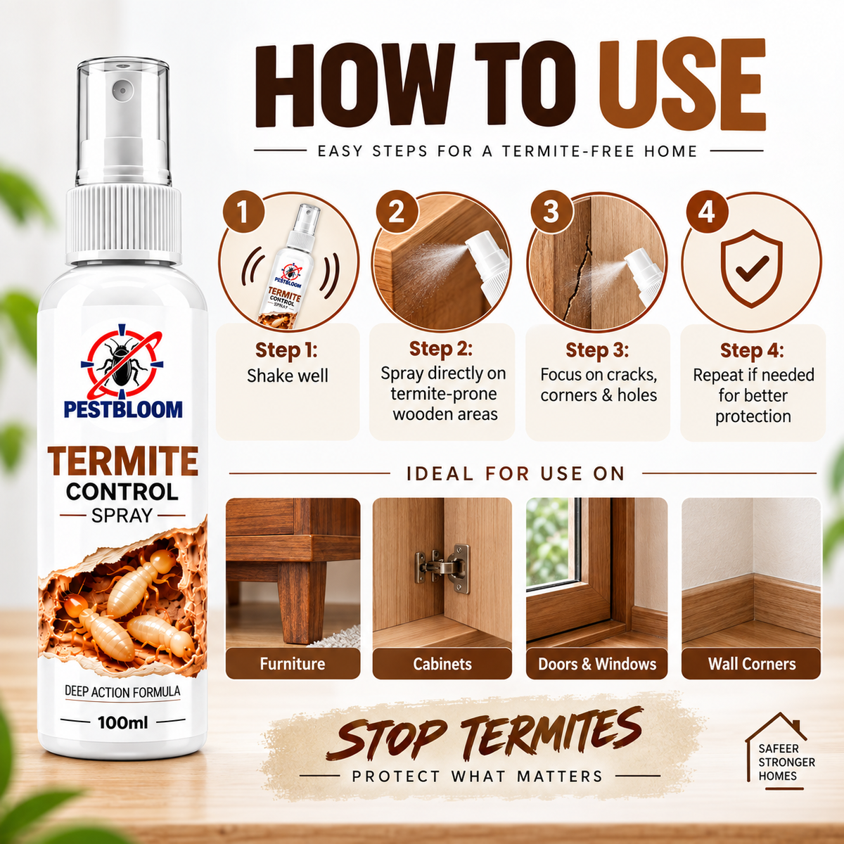 PestBloom™ Termite Control Spray ( Pack of 2 )