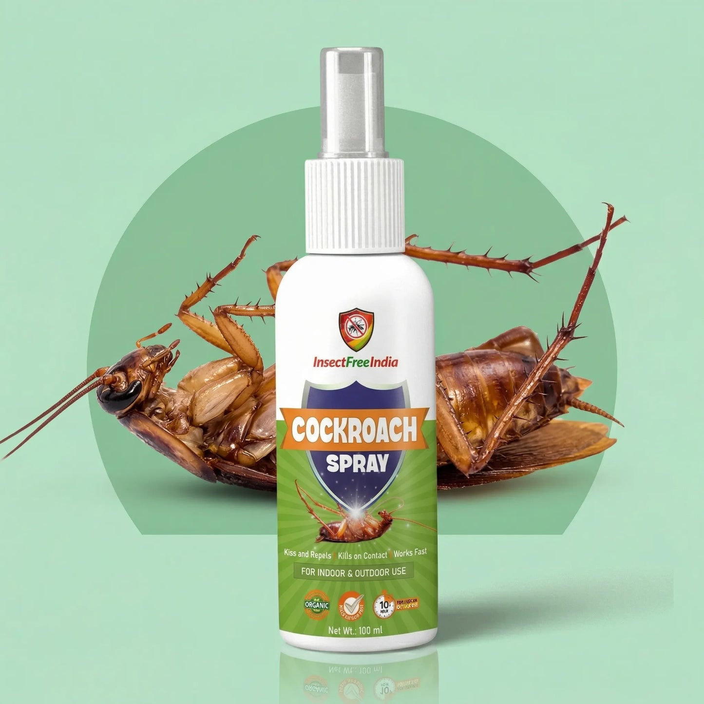 Cockroach Repellent Spray for Kitchen & Home | Herbal Non-Toxic Formula | Safe for Family | Insect Free India