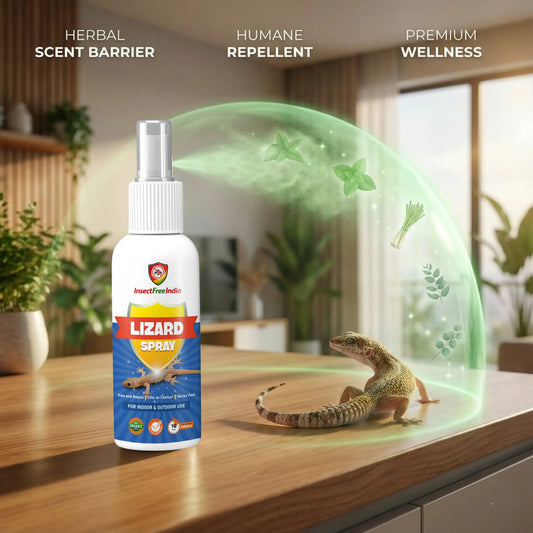 Lizard Repellent Spray for Home & Kitchen | Herbal & Natural Formula | Safe for Family | Insect Free India