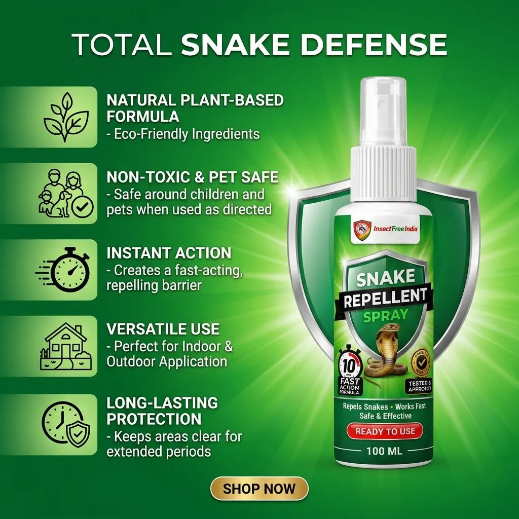 Herbal Snake Repellent Spray for Home, Garden & Outdoor 100ml