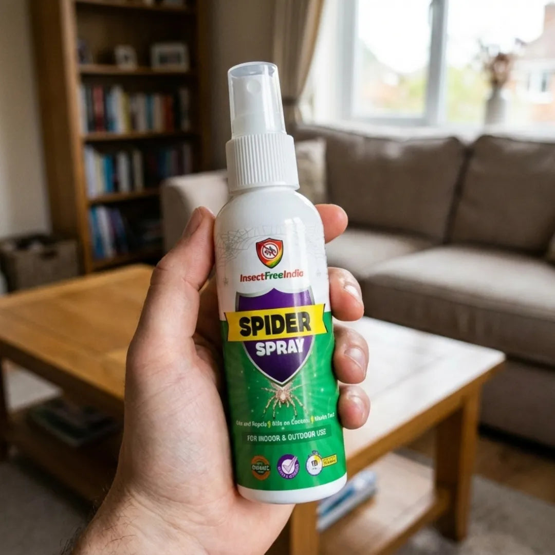 Spider Repellent Spray for Home & Office | Herbal Natural Formula | Indoor & Outdoor Use | Insect Free India